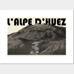 Ascent of l'Alpe d'Huez Posters and Art